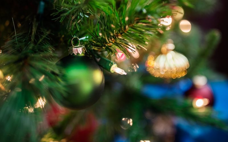 Christmas tree with ornaments